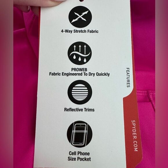 NWT Spyder Active Leggings W/Pockets (Small) - Picture 5 of 6